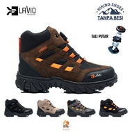Sepatu Adventure Boots Outdoor Hiking Full Jahit Ringan Lentur Cocok Digunakan Sehari-Hari Lavio XND