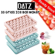 [Datz] 33Grids Round Ice Cube Tray with Cover Ice Maker Tray with Lid Ice Ball Maker 冰块模具 Acuan Ais 