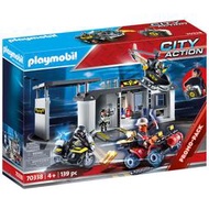 缺貨中&lt;德國製玩具&gt;摩比人 SWAT 特警與強匪(付手提箱) playmobil ( LEGO 最大競爭對手)