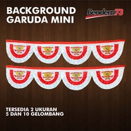 OLD SCHOOL GARUDA BACKGROUND FLAG (7 METERS) 10 WAVES