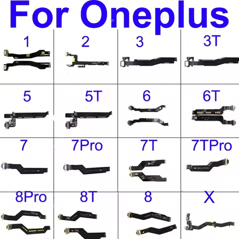 USB Charging Flex Cable For Oneplus 1 2 X 3 3T 5 5T 6 6T 7 7T 8 8T Pro USB Charger Port Connector Fl