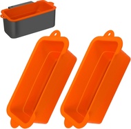 Silicone Grease Cup Liners for Blackstone 36 28 22 17 Inch Griddle 2 Pack Reusable Grease Catcher Li