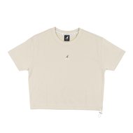 KANGOL T-shirt เสื้อยืดสกรีนโลโก้ KANGOL สีกากี ชมพู ผู้หญิง 64221004