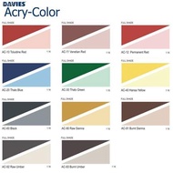 Assorted Acry color paint Davies 60ml