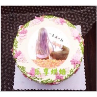 愛情主題小情侶蛋糕糯米紙圖案進口糯米厚糖紙打印蛋糕裝飾