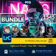 [LR] 1500+ Professional Lightroom Presets Bundle | Lightroom Pc + Mac + Free Gift
