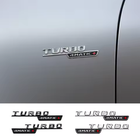 3D Letters CLA 45 S ABS Emblem TURBO 4matic for Mercedes Benz AMG Car Fender Trunk C117 C118 CLA45S 