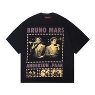 Bruno MARS &amp; ANDERSON PAAK T-Shirt FIT TSHIRT BLACK