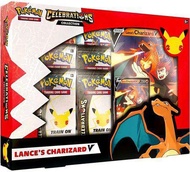 🔥 現貨❗️[美版PTCG Pokémon] Celebrations Lance's Charizard V Collection Box -(阿渡的噴火龍V 25th周年禮盒) 