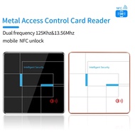 Door Rfid 13.56 MHz Dual Band Wiegand Slave Reader Smart Credit Card Mobile Nfc Reader DIY Pattern Copier Ultra Thin Metal Panel