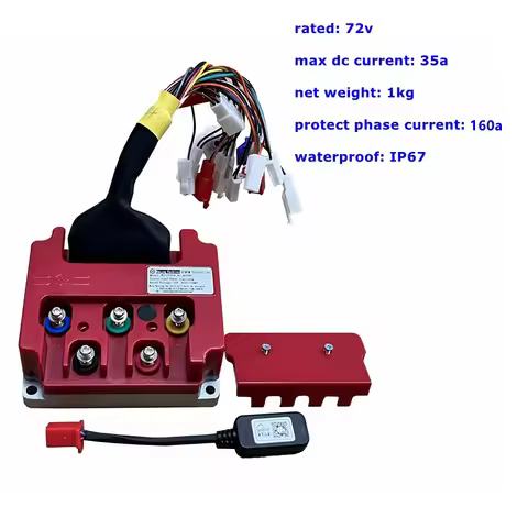 NBpower/FarDriver Programmable 72V 35A 160A Controller ND7235 for BLDC Electric Scooter Bike Motor