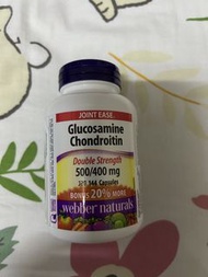 Webber Naturals 關節靈 葡萄糖胺軟骨素 500/400mg