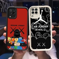 O-20 KAWS Casing for Samsung Galaxy A22 A12 5G Black and White