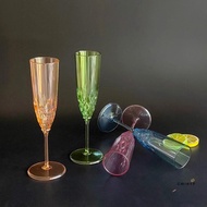 CMinYP Retro Imitation Glass European Plastic Wine Glass Wine Glass Goblet Retro Red Wine Goblet Car