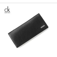 Calvin Klein CK皮夾 長夾 經典黑色
