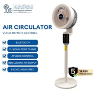 HAIPAI Air Circulation Fan  Household Vertical Standing Fan 12 Wind Speeds Electric 8D Cycle Fan Sur