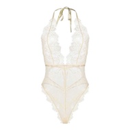 V107 (name hidden) Soft golden lace that hugs the body v107