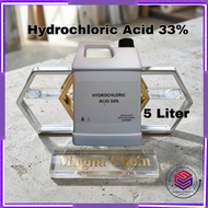 HCl 33% 5L/1L Industrial Grade Gold Refining Cleaning.