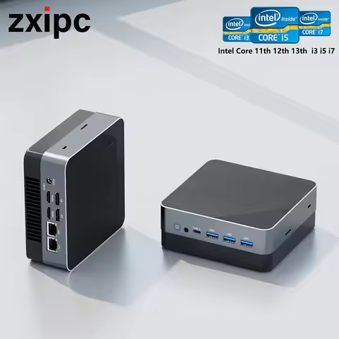 Mini PC Computer Gaming Intel Core i3 115G4 i5 1340P 1335U CPU NUC Office DDR4 NVMe Gaming Mini Comp
