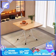 Meja Lipat Folding Table Dining Table Potable Eat Dinner Stall Meja wood table camping meja