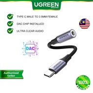 UGREEN USB C to 3.5mm AUX Headphone Adapter Type C Dongle Audio Jack Converter with DAC Chip iPhone 