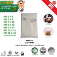 Plastic Bag HM / Plastic Beg / Plastic Bungkus / Dabao / storage / Kitchen 5X8 6X9 7X10 8X12 9X14 10