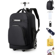 Trolley Backpack, Large Capacity School Bag for Primary and Secondary School Students