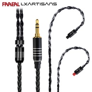 FAAEAL LXARTISANS LXDY802 Headphone Replacement Cable With 3.5mm Straight/L Shape Plug HiFi Black Si