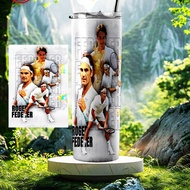 HIGH QUALITY THERMAL CUP WITH ROGER FEDERER PRINT