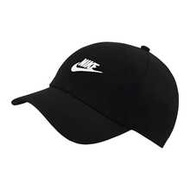 Nike Sportswear Heritage86 Futura Washed Sun Cap, Polyester & Cotton, Unisex, Couple Style, Black