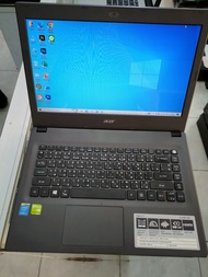 โน๊ตบุ๊คมือสองยี่ห้อ Acer e5 473g / ซีพียู Intel Core i3-5005U/ แรม 4GB DDR3 /จอ14"นิ้ว/ การ์ดจอ NVI