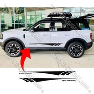 Ford Bronco car sticker, minimalist list sticker, Ford Bronco car sticker, Ford Bronco wildtrack car