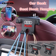 Audi Car Back Seat Hook Hanging Save Space Four Hooks Storage Mobile Phone Holder For A3 8l 8Y A1 Q5
