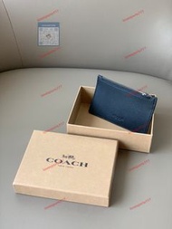 COACH蔻馳 卡包 荔枝紋牛皮款 銀包 零錢包