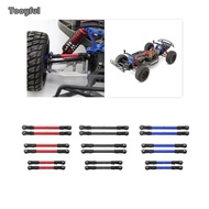 Tooyful 6 Pieces RC Car Traction Rod, Metal Linkage Rod, Spare Part, RC Car Accessory, Servo Linkage