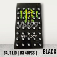 BAUT L 10 + RING MONEL VARIASI UNIVERSAL ISI 40PCS - BAUT MONEL RING