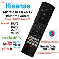 Android Smart TV Remote Control For Hisense ERF3H90H 55U7G 65U75 75U7G 55U8G