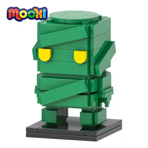 MOOXI League Of Legends Series 108Pcs Bricks LOL The Sad Mummy Amumu Figures BrickHeaded Adult Build