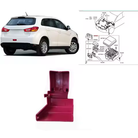 1 Piece Fusible Link Box Cover for Lancer CX CY Battery Fuse Frame for Outlander CW Positive Bracket