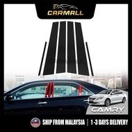 Toyota Camry XV50 ACV50 2012-2018 Door Pillar PC Piano Black Door Window Pillar Posts Stickers CarMa