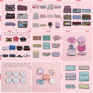 5-7Pcs/Set Funny Emotion Quotes Enamel Pins Set Custom Saying Slogan Brooches Lapel Clothing Badge F