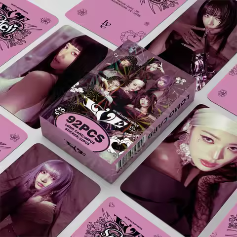 60+32Pcs/Set Kpop ive Lomo Card Idol THE 2ndEP IVE SWITCH Album New Photo Print Cards Picture For Fa