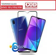 LAYAR VIVO Y191 Y93 Y95 Tempered glass full screen protector anti-scratch glass VIVO Y91 Y93 Y95