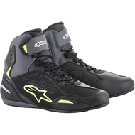 Alpinestars FASTER-3 DRYSTAR RIDING SHOES Color: Black/Gray/Yellow Fluorescent SKU 2540719-175