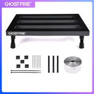 บอร์ดแพดเดิลกีตาร์ GHOSTFIRE อะลูมินัมอัลลอยเอฟเฟกต์เบามาก1.3lb Pedalboard16.5 SPL-03 X11.8