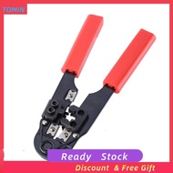 Tominihouse Modular Crimping Tool Red Cutting Striping Networking Wire