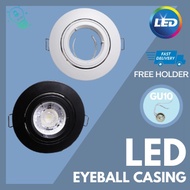 7W LED Eye ball LED Recessed Eyeball Spotlight Round Fixture GU10 LED Bulb 3in1 Colour Downlight Spo