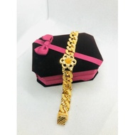 Gelang Benson Bunga Gold EK cop 916