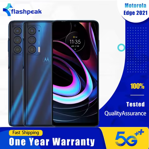 Original Used Motorola Moto Edge 2021 XT2141 5g SmartPhone 128GB/256GB Snapdragon 778g 6.8'' Screen 