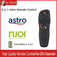 EEM Replacement remote control for Astro PVR, Astro beyond, NJOI with battery (ready stock)